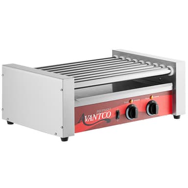 24 Hot Dog Roller Grill with 9 Rollers - 120V, 750W