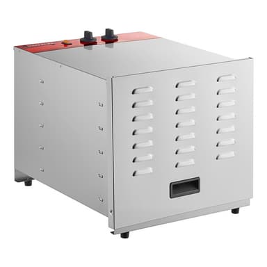 Ten Tray Stainless Steel Food Dehydrator with Removable Door - 120V, 1000W