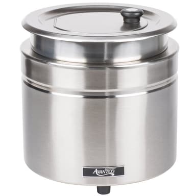 11 Qt. Stainless Steel Round Warmer - 120V, 800W