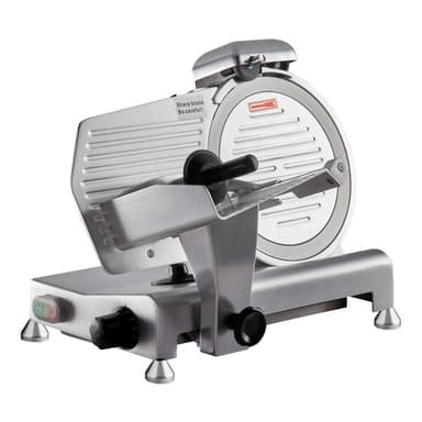 10" Manual Gravity Feed Meat Slicer - 1/4 hp