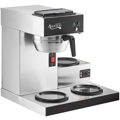 Automatic Coffee Maker with 3 Lower Decanter Warmers - 120V, 1650W