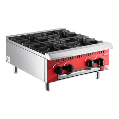 Chef Series  24" 4 Burner Gas Countertop Range - 100,000 BTU