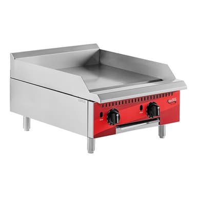 Chef Series  24" Countertop Gas Griddle with Thermostatic Controls - 70,000 BTU