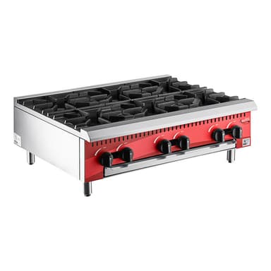 Chef Series  36" 6 Burner Gas Countertop Range - 150,000 BTU