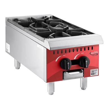 Chef Series  12" 2 Burner Gas Countertop Range - 50,000 BTU