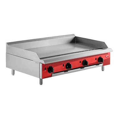 Chef Series  48" Countertop Gas Griddle with Thermostatic Controls - 140,000 BTU
