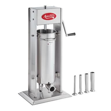 30 lb. Stainless Steel Vertical Manual Sausage Stuffer