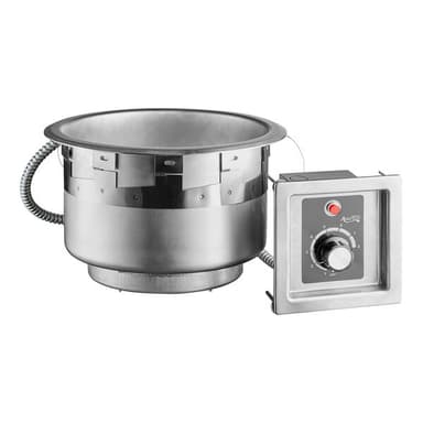 11 Qt. Top Mount Drop-In Hot Soup Well Warmer - 120V, 800W