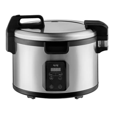 90 Cup (45 Cup Raw) Digital Electric Rice Cooker / Warmer with Hinged Lid - 240V, 2,500W