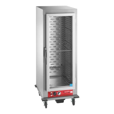 Full Size Vacuum-Insulated Heated Holding Cabinet with Clear Door - 120V