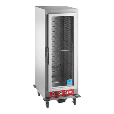 Full Size Vacuum-Insulated Heated Holding / Proofing Cabinet with Clear Door - 120V