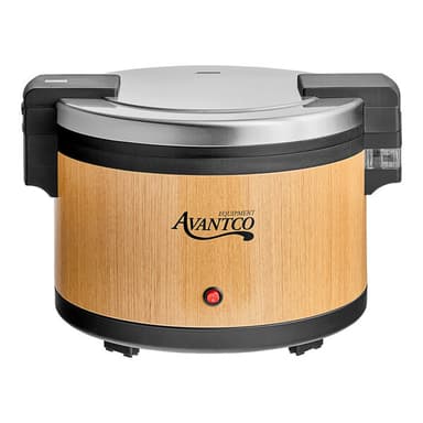 60 Cup Sealed Woodgrain Electric Rice Warmer - 120V, 103W