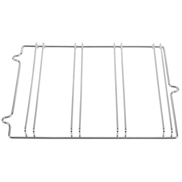 An Avantco metal wire rack support with four bars.