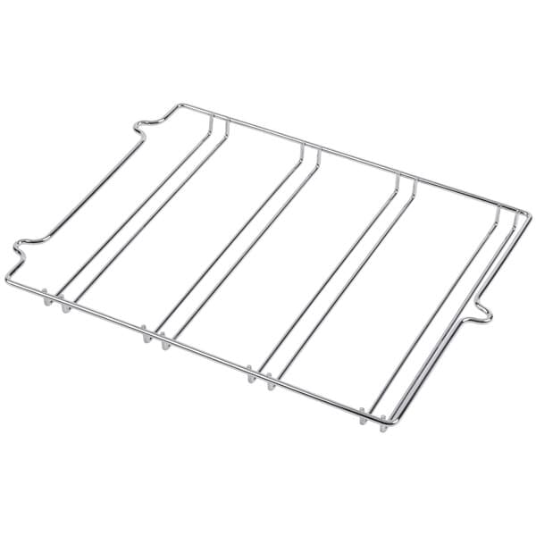 A metal rack with four wire sides for an Avantco convection oven.