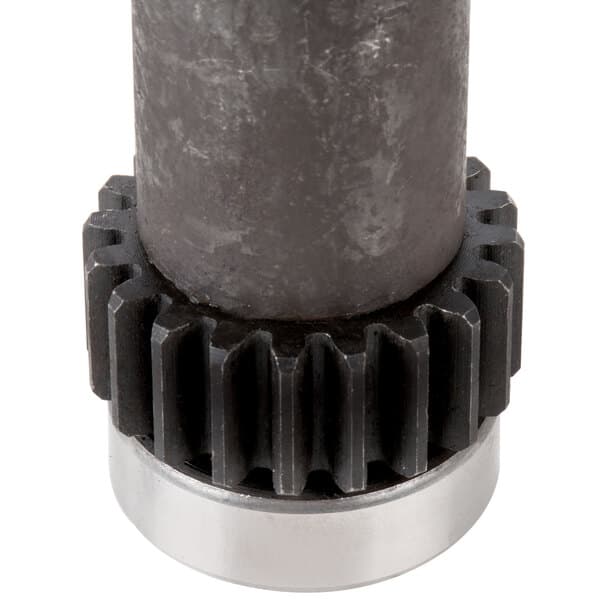 An Avantco gear axle assembly with a grey cylindrical shaft.