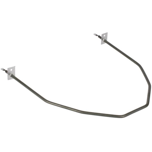 An Avantco outer heating element with a metal pipe and screws.