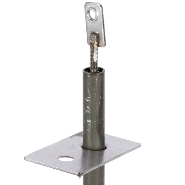An Avantco outer heating element with a metal bracket and a screw.