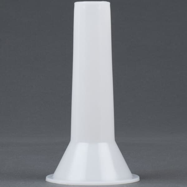 a white cylindrical container with a white lid