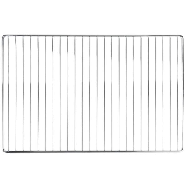 An Avantco metal grid rack for a convection oven.
