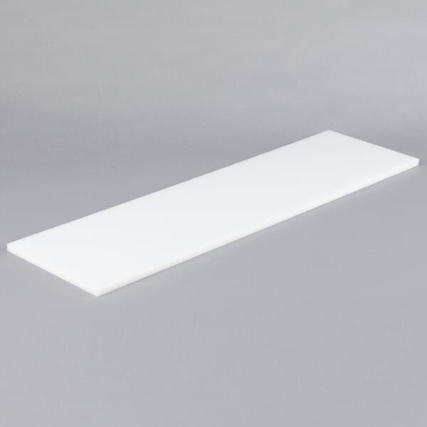 A white rectangular Avantco cutting board.