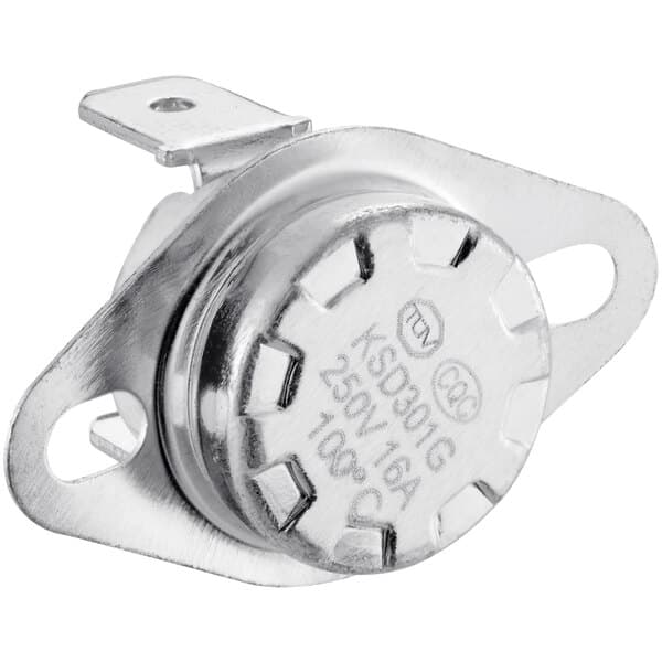 A close up of the Avantco thermostat for a food dehydrator.