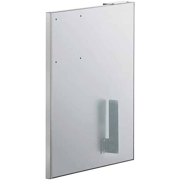 A stainless steel door for an Avantco floor fryer.