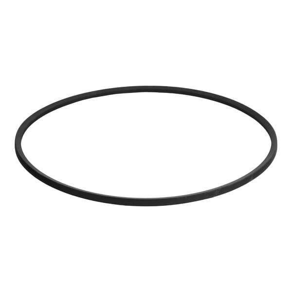A black motor belt designed for Avantco MX60 series mixers.