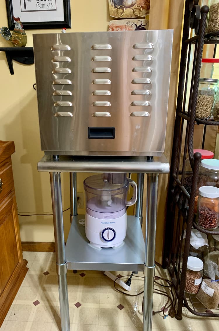 Dehydrator on stand