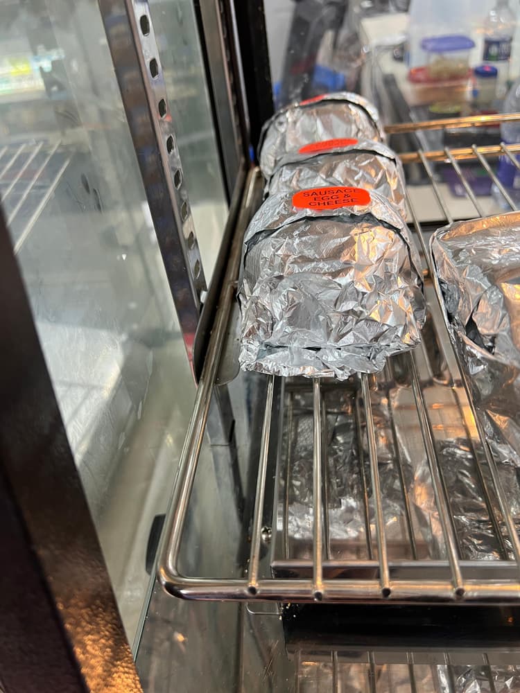 The left side of the rack, easy to install and clip on the bracket