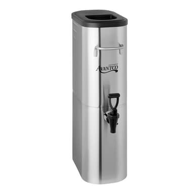 3 Gallon Slim Iced Tea Dispenser with Stainless Steel Valve