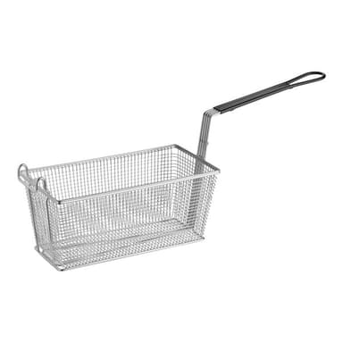 13 1/4" x 6 1/2" x 5 7/8" Fryer Basket with Front Hook for FF40, FF50, FF300, and FF400
