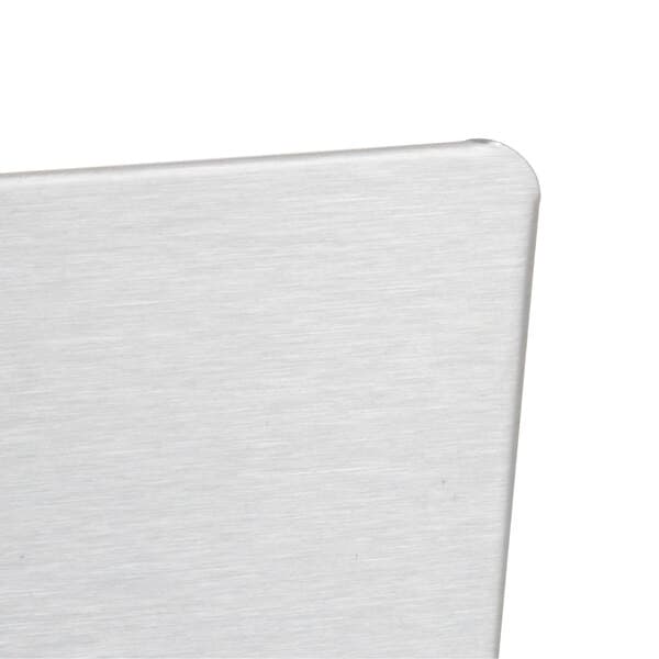 A silver metal replacement door for an Avantco countertop pizza oven.