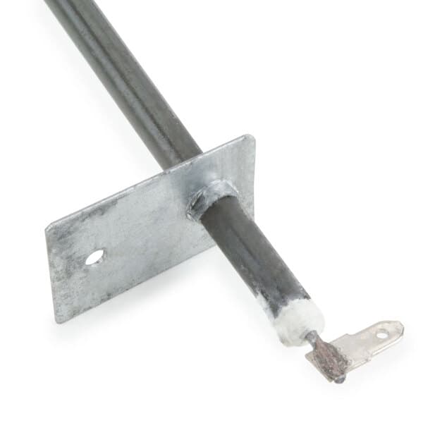 A close up of an Avantco countertop pizza oven heating element with a white tip.