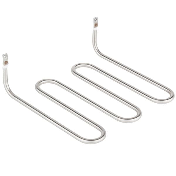 A set of three stainless steel Avantco bottom heaters for Panini grills.