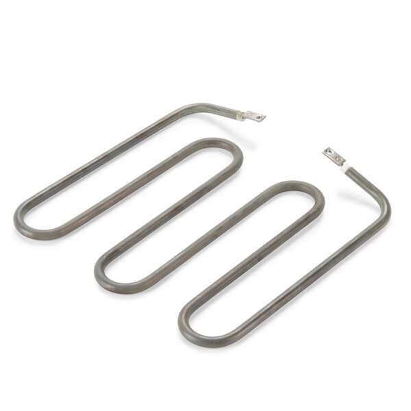 A white Avantco replacement top heating element with three metal heaters.