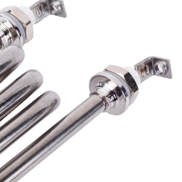 A close-up of the Avantco 177CELEMENT replacement heating element for a coffee machine.