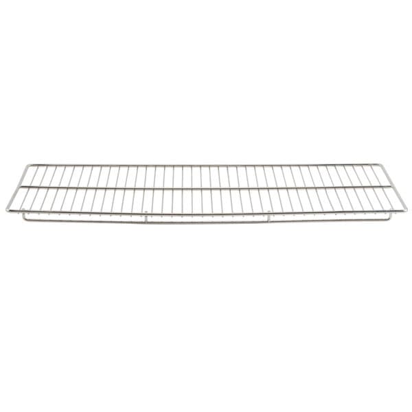 An Avantco stainless steel rack with metal shelves and bars.