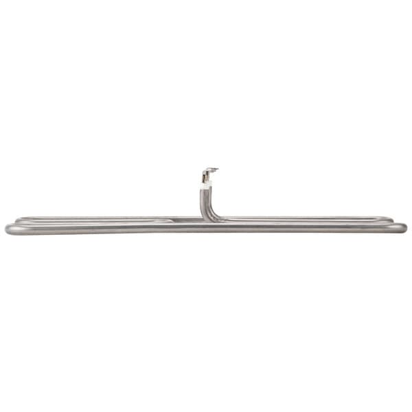 A stainless steel heating element for an Avantco griddle.