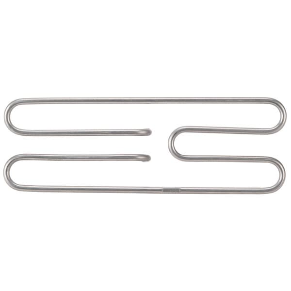 An Avantco replacement heating element with metal hooks.