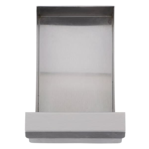 A metal box with a metal surface.