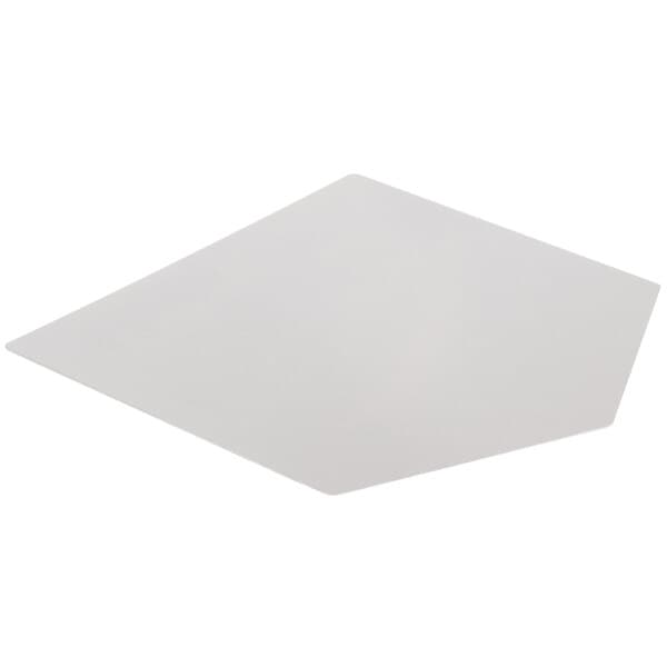 A white square Avantco separation plate.