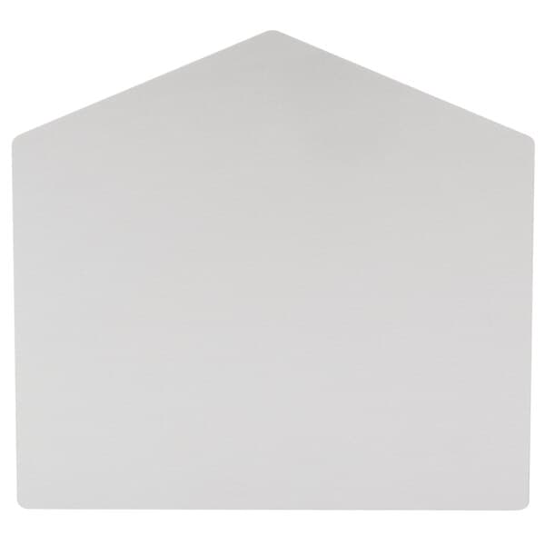 An Avantco separation plate with a triangle on it.