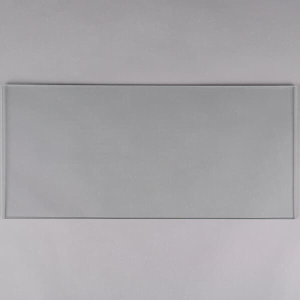 An Avantco rectangular glass panel on a white background.