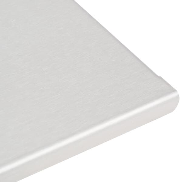 An Avantco stainless steel bun plate.