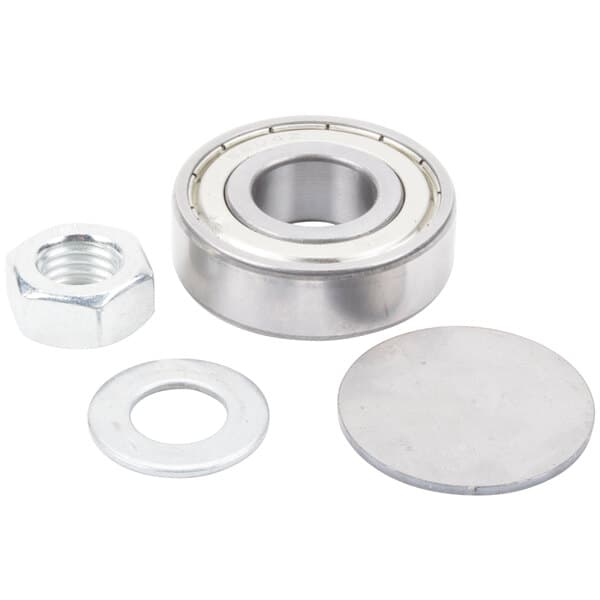 An Avantco gear axle and bearing assembly with a nut.