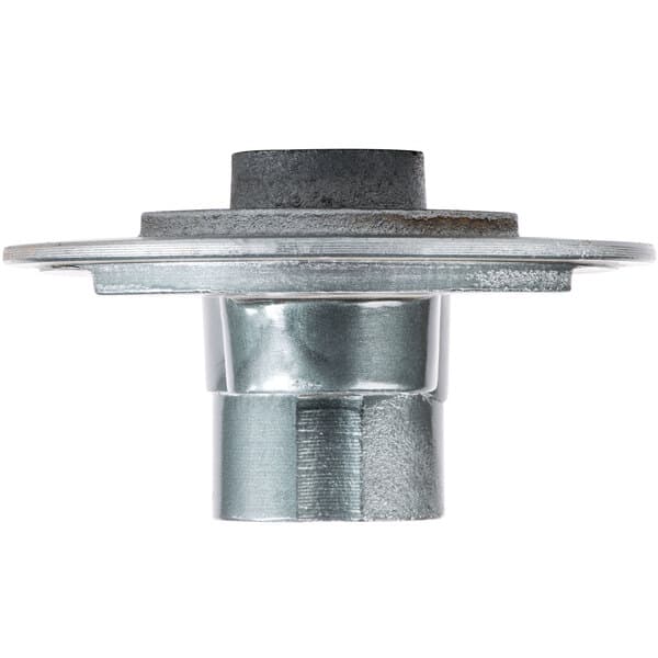 An Avantco turning plate with a metal nut on top.