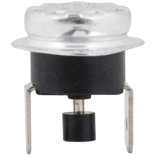 A close-up of an Avantco temperature limiter.