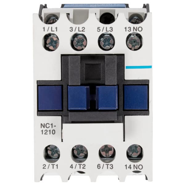 An Avantco AC contact with three blue switches.