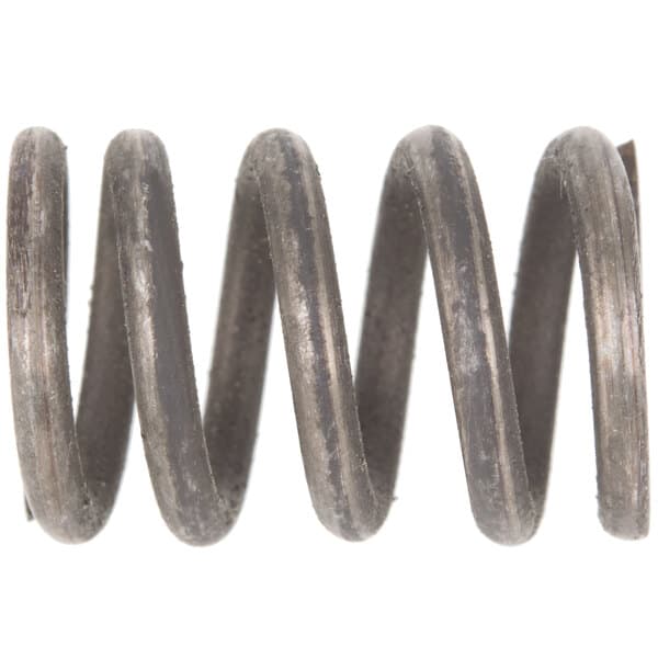 A close-up of an Avantco metal lock spring.