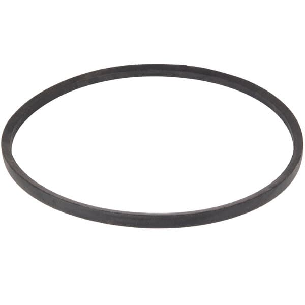 A black rubber belt for an Avantco mixer.